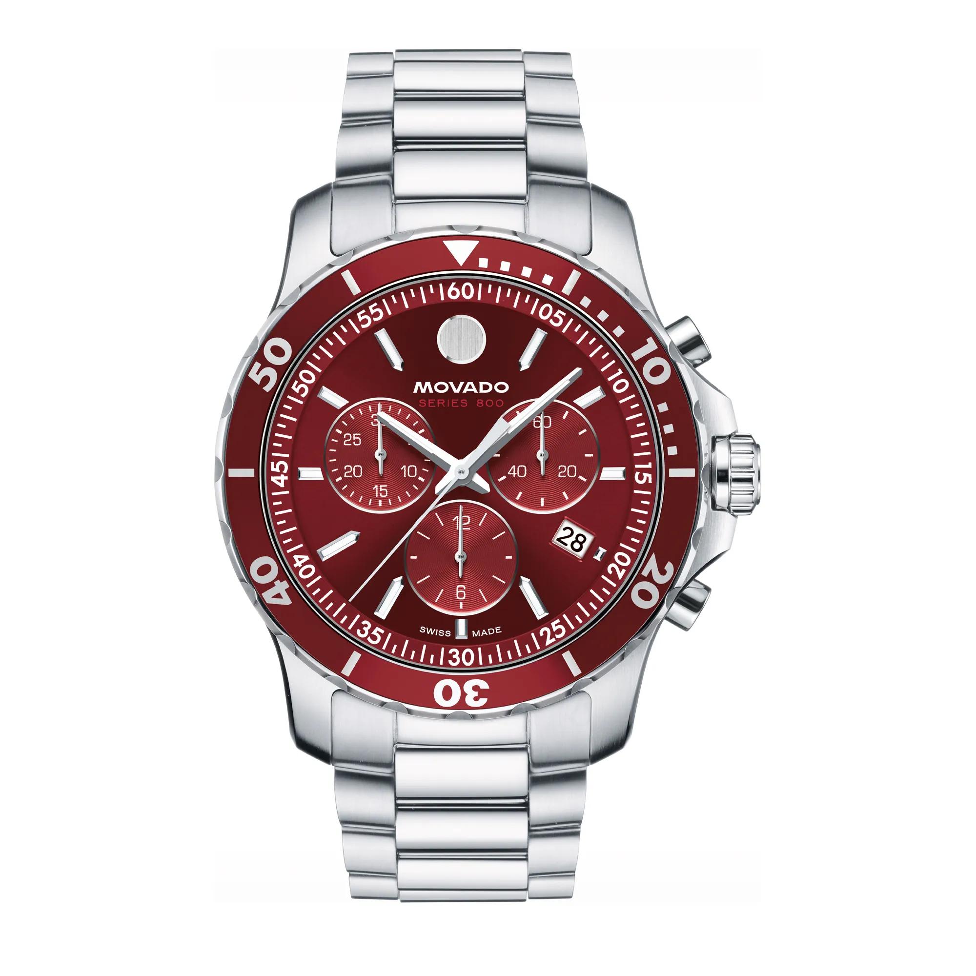 Movado® Men's Series 800 Watch in Stainless Steel, 42mm