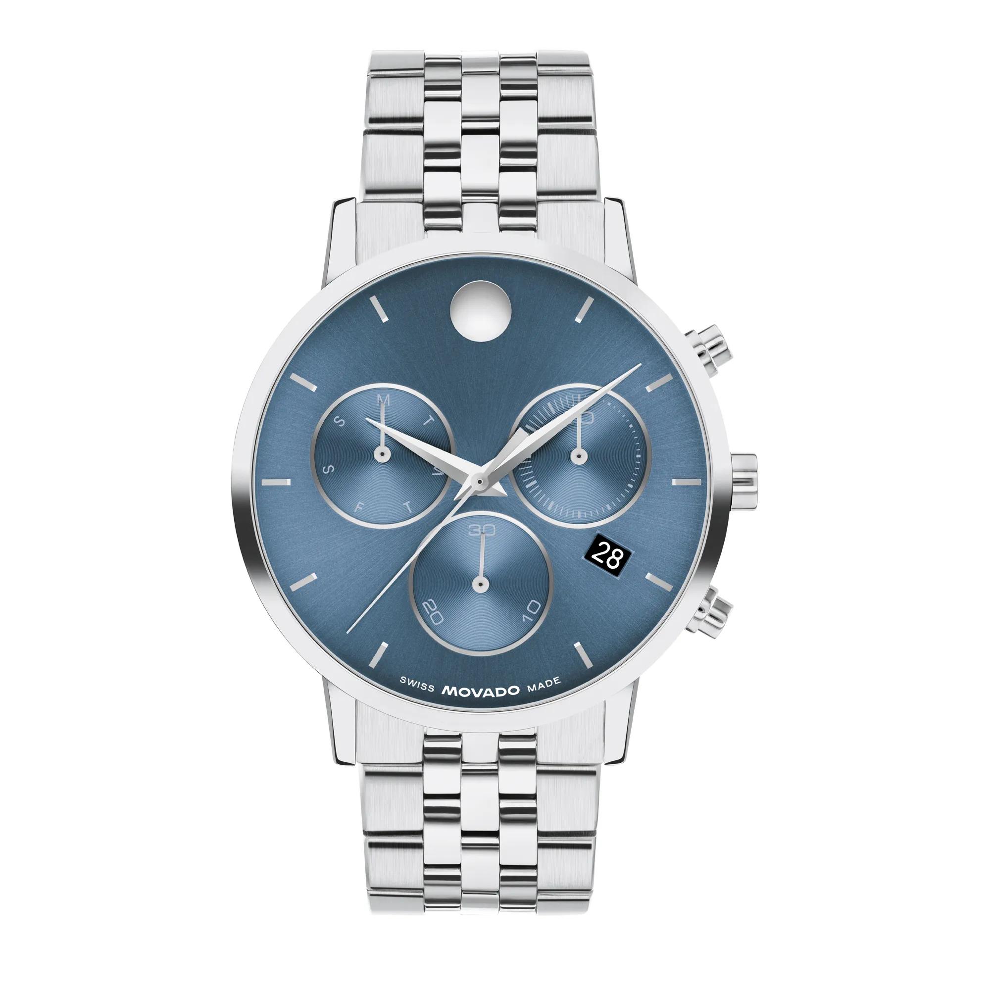 Movado® Men's Museum Classic Watch in Stainless Steel, 42mm