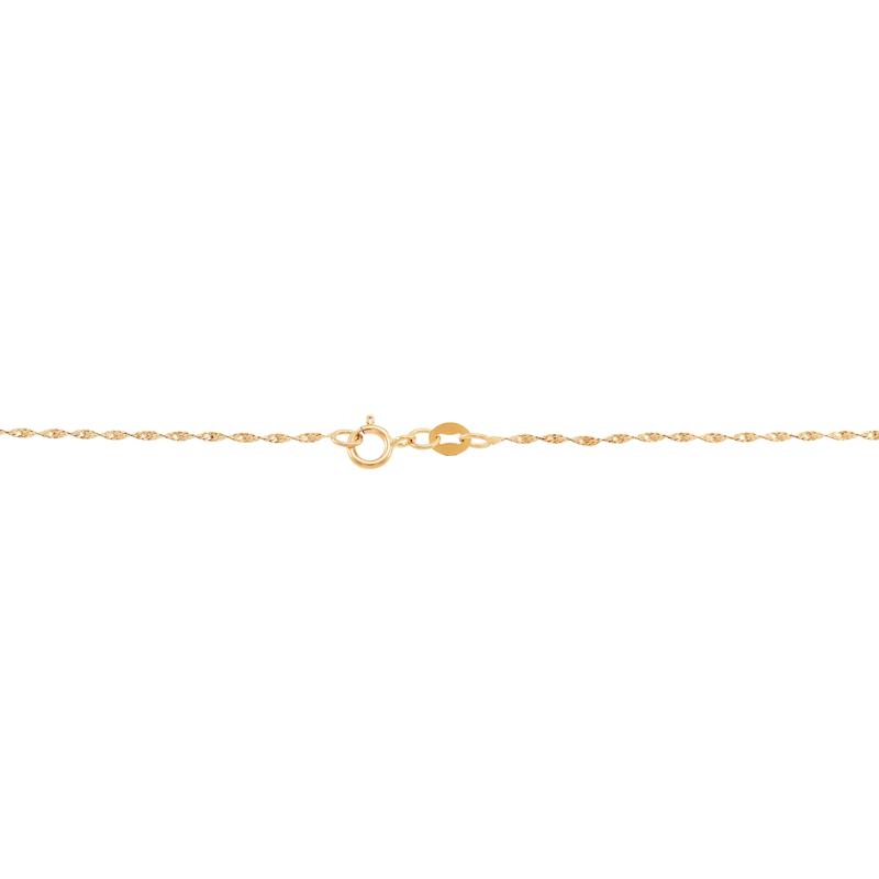 Diamond-Cut Twist Chain in 14K Yellow Gold, 1MM, 18&rdquo; – Image 2 of 4