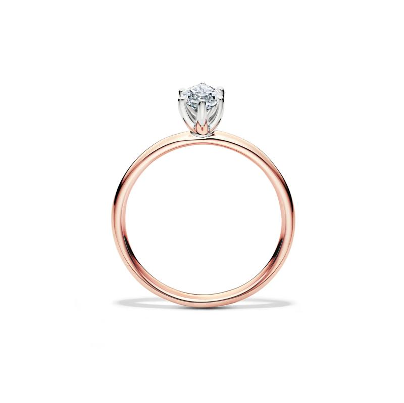 Diamond Marquise Solitaire Engagement Ring in 14K Rose Gold &#40;3/4 ct.&#41; – Image 2 of 5