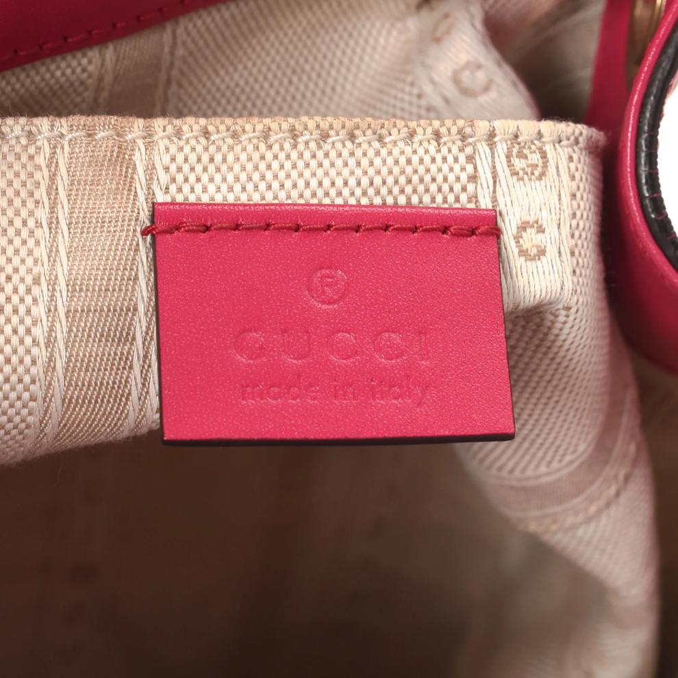 Pre-Owned Gucci Studded Bucket Bag – Image 8 of 9