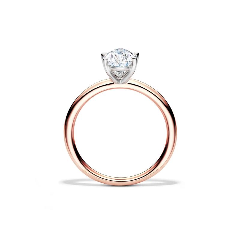 Lab Grown Diamond Pear-Shaped Solitaire Engagement Ring in 14K Rose Gold &#40;1 1/2 ct.&#41; – Image 2 of 4
