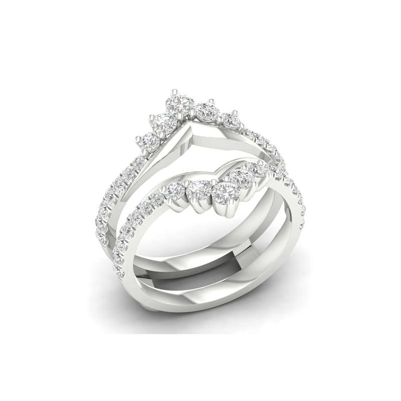 Lab Grown Diamond Ring Enhancer in 14K White Gold &#40;1 ct. tw.&#41; – Image 4 of 4