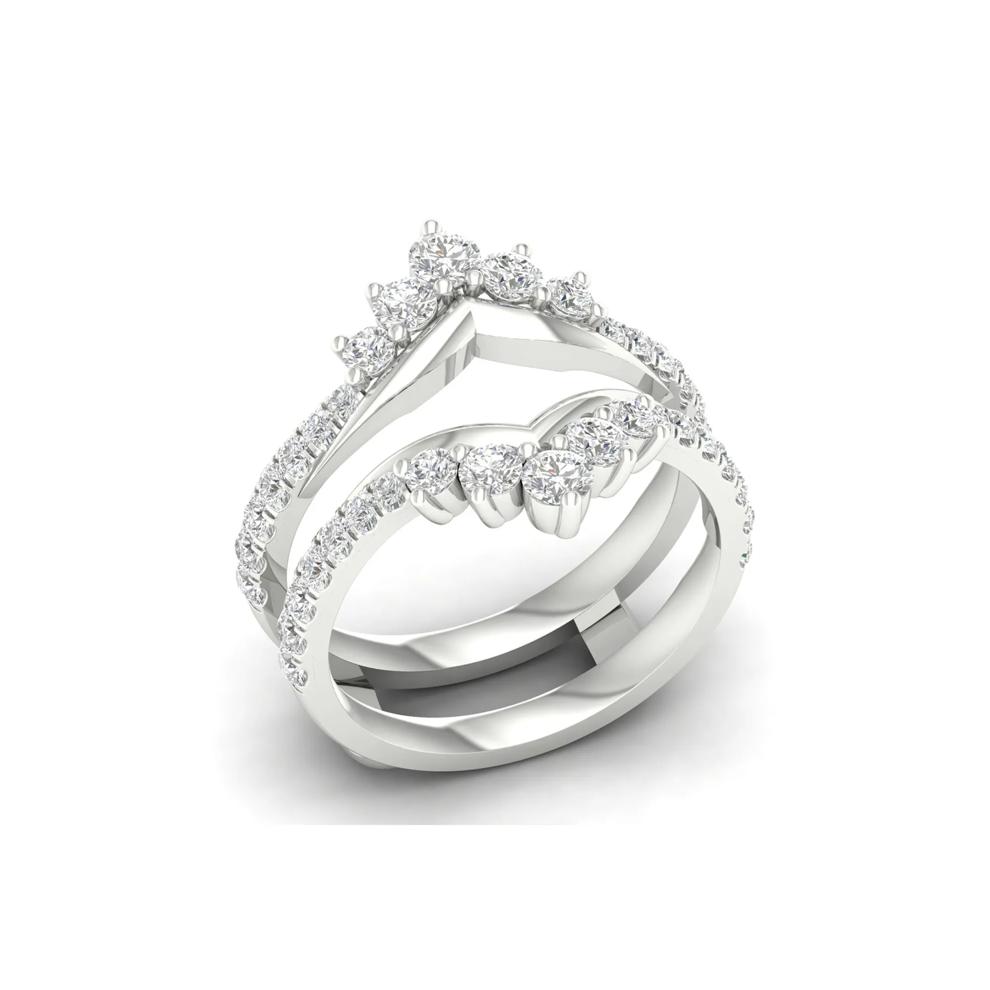 Lab Grown Diamond Ring Enhancer in 14K White Gold (1 ct. tw.) – Image 4 of 4