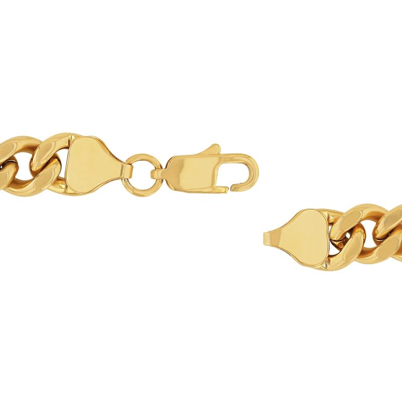 Men&#39;s Figaro Chain Bracelet in Ion-Plated Stainless Steel, 8.5MM, 8.5&quot; – Image 3 of 3