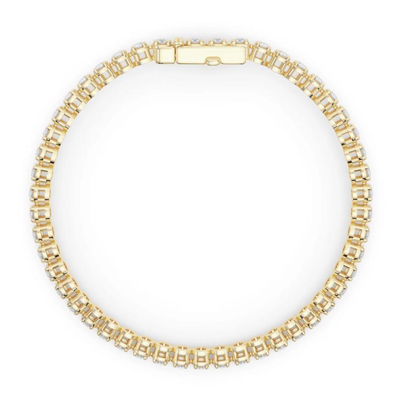 Diamond Tennis Bracelet in 10K Yellow Gold (5 ct. tw.) – Image 2 of 4