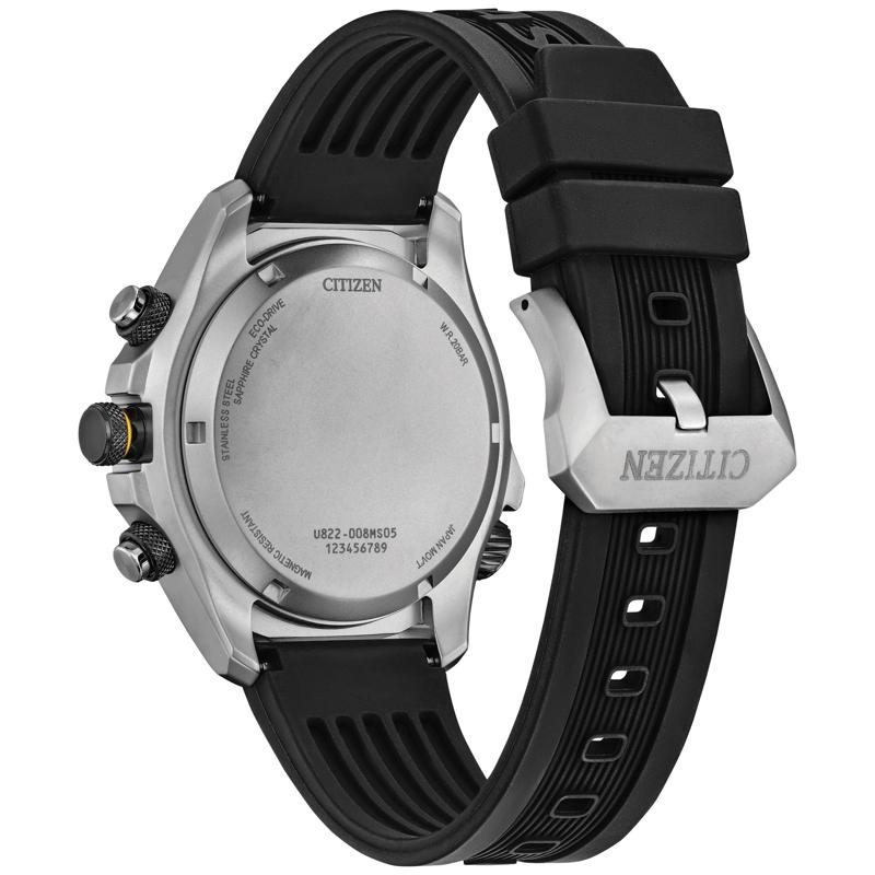 Men&#39;s Promaster Land U822 in Black Polyurethane and Stainless Steel, 44MM – Image 3 of 5