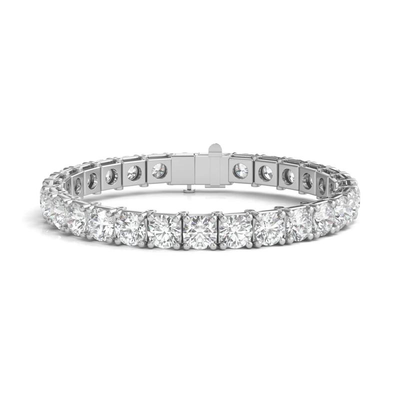 Lab Grown Diamond Tennis Bracelet in 14K White Gold, 7&rdquo; &#40;21 ct. tw.&#41; – Image 1 of 1