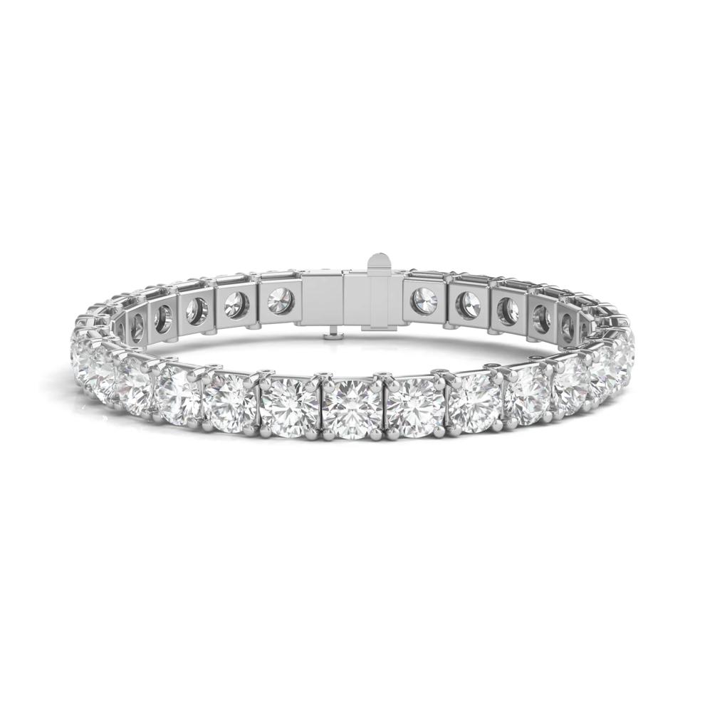 Lab Grown Diamond Tennis Bracelet in 14K White Gold, 7&rdquo; (15 ct. tw.) – Image 3 of 3