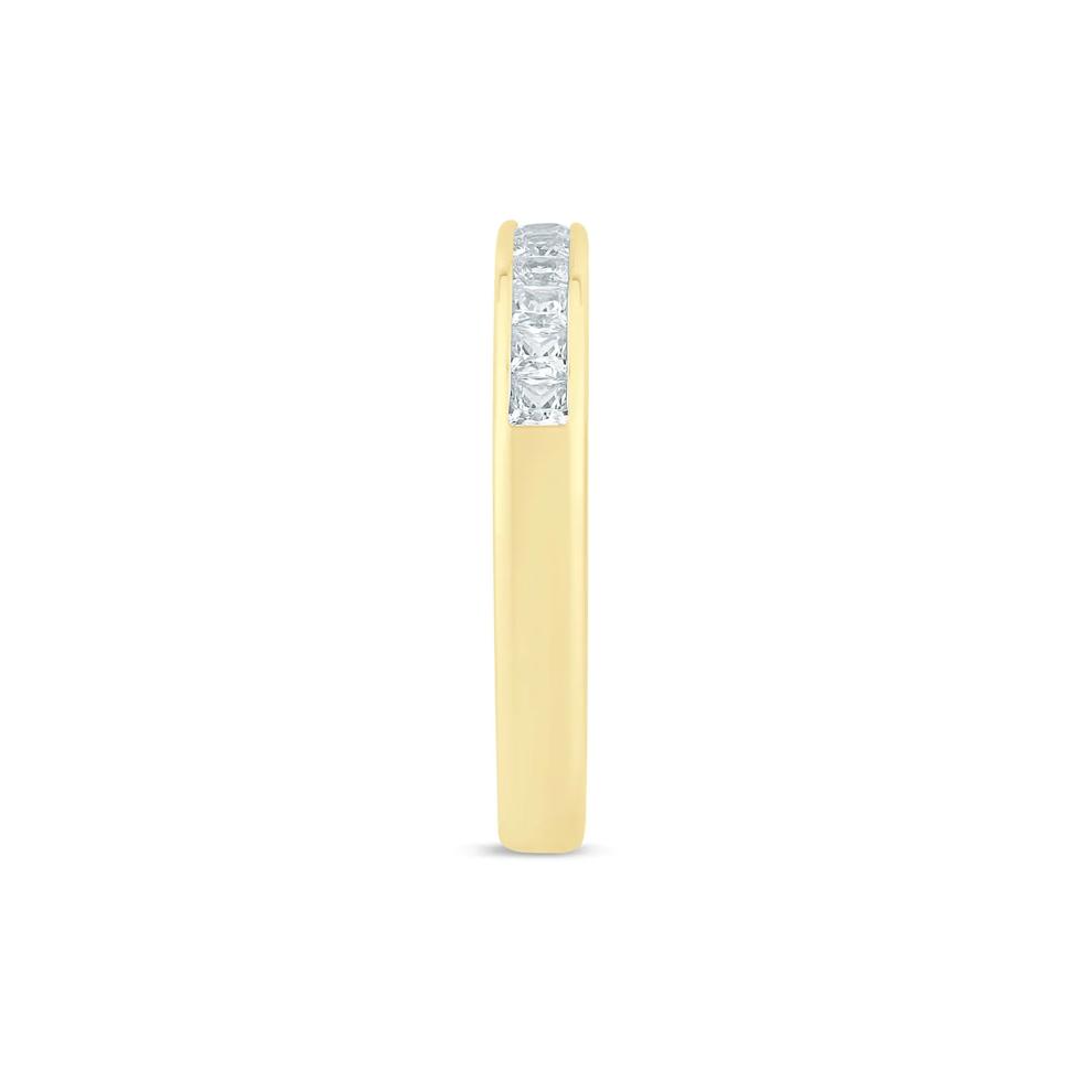Princess-Cut Diamond Channel-Set Band in 14K Yellow Gold (1/2 ct. tw.) – Image 3 of 3