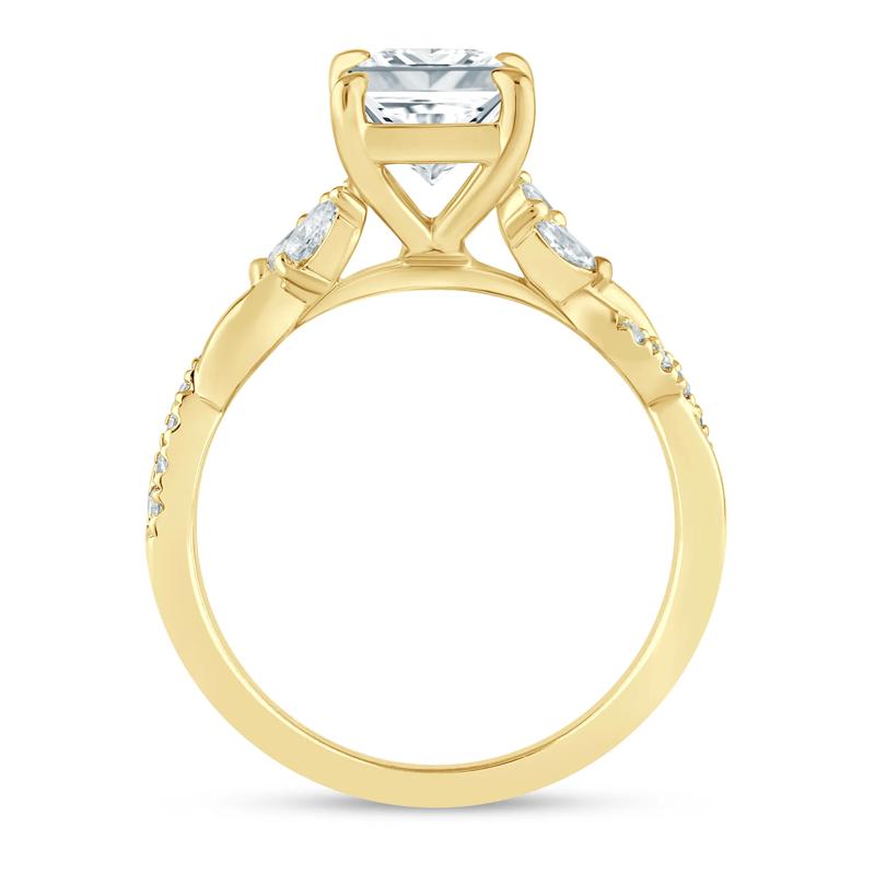 Hannah Lab Grown Diamond Engagement Ring in 14K Yellow Gold &#40;2 1/4 ct. tw.&#41; – Image 2 of 3