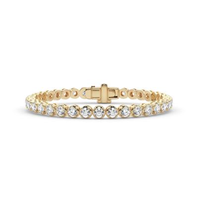 Lab Grown Diamond Tennis Bracelet in 14K Yellow Gold (9 3/4 ct. tw.)