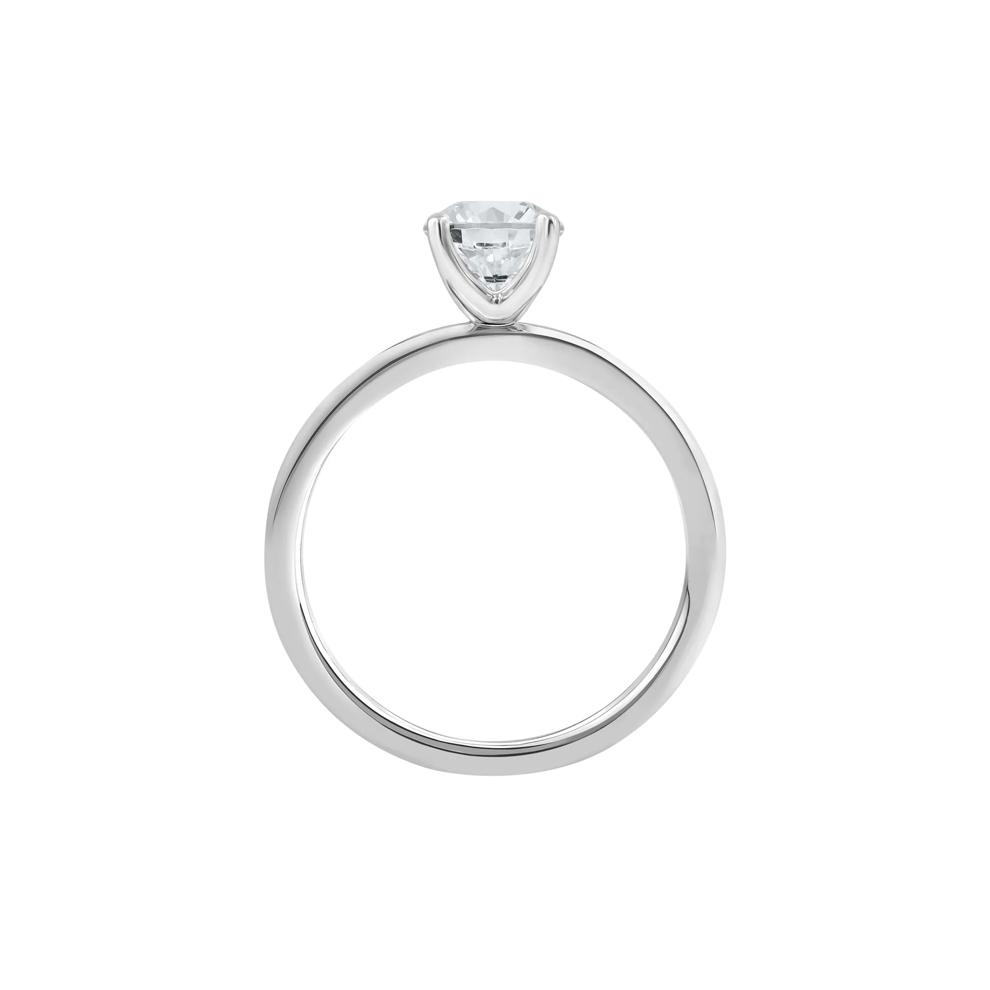 Diamond Round Solitaire Engagement Ring in 14K White Gold (1 ct.) – Image 2 of 5