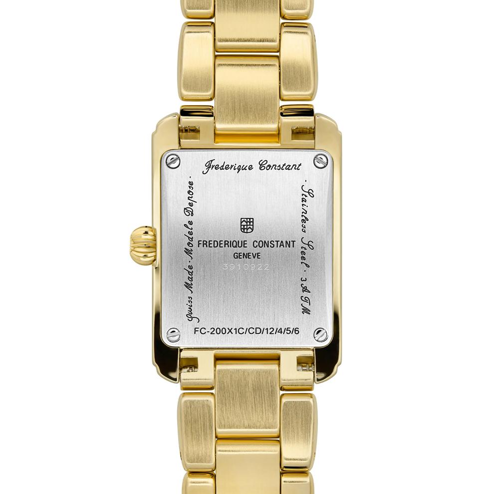 Ladies' Classics Carr&eacute;e Watch in Gold-Toned Stainless Steel – Image 2 of 3