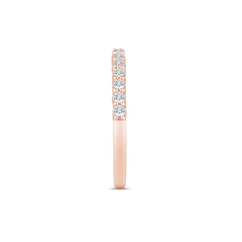 Lab Grown Diamond Wedding Band in 14K Rose Gold (1/2 ct. tw.) – Image 3 of 3