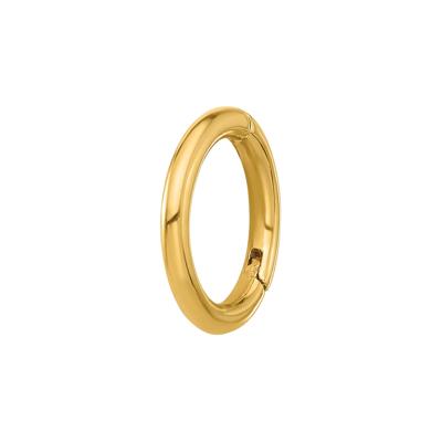 Hinged Cartilage Hoop in 14K Yellow Gold, 14 Gauge