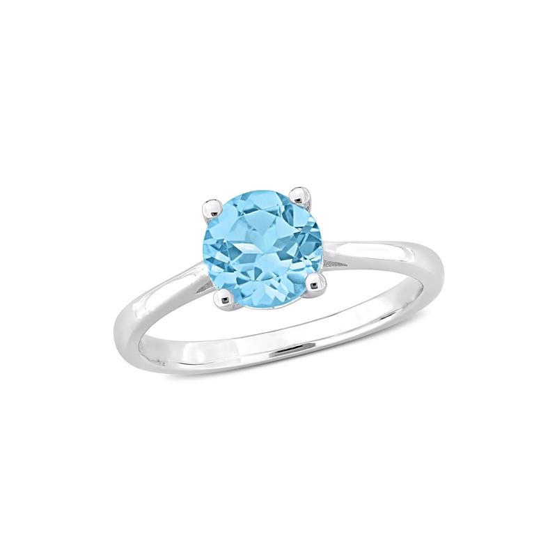 Blue Topaz Ring in Sterling Silver – Image 4 of 7