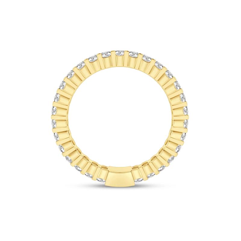 Round-Cut Sizeable Diamond Eternity Band in 14k Yellow Gold &#40;1 ct. tw.&#41; – Image 2 of 3