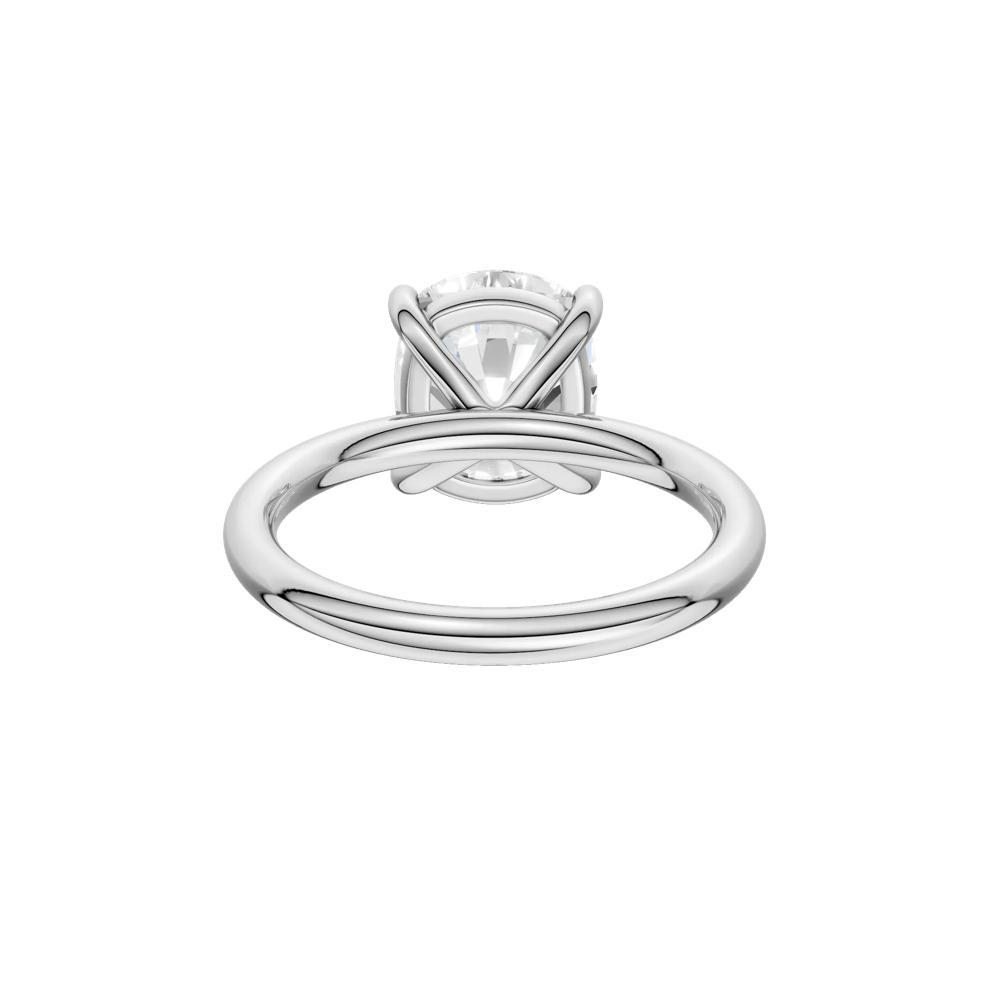 Lab Grown Diamond Elongated Cushion-Cut Engagement Ring in Platinum (4 ct. tw.) – Image 5 of 5