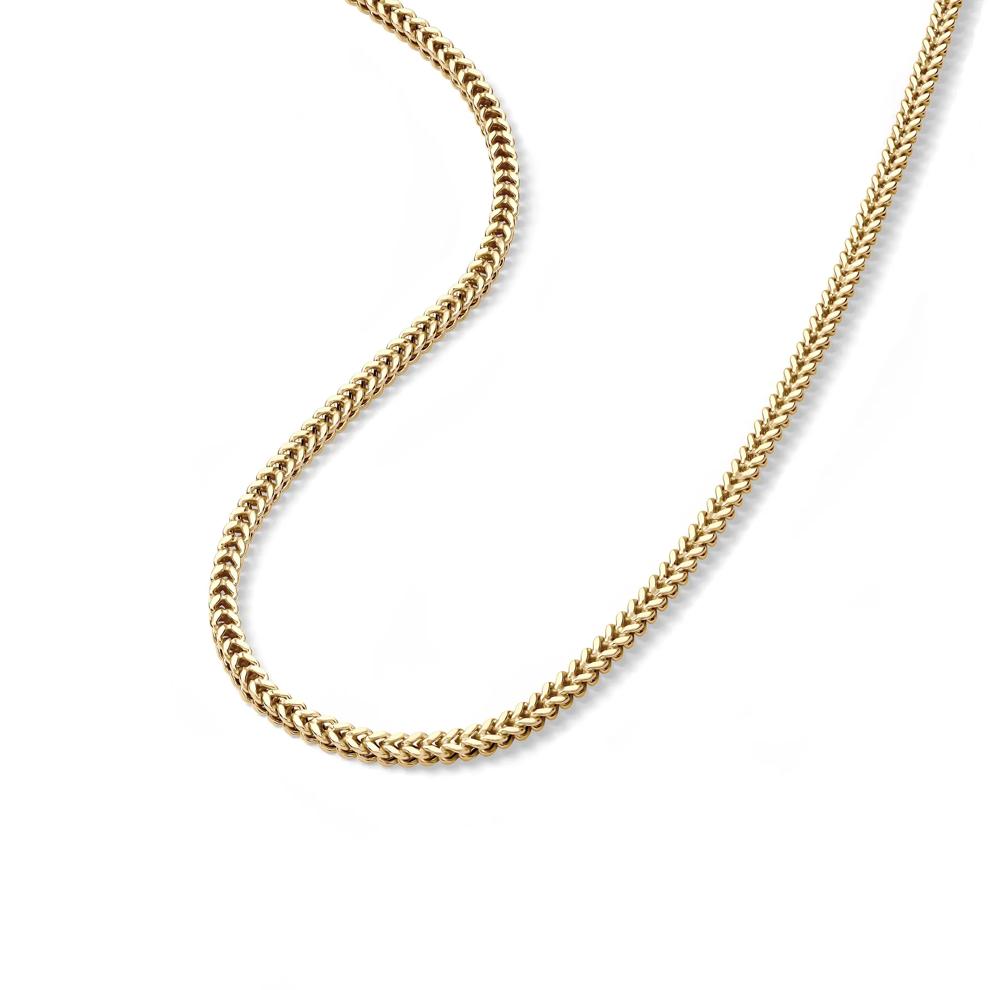 Franco Chain in 14K Yellow Gold, 22" – Image 4 of 5