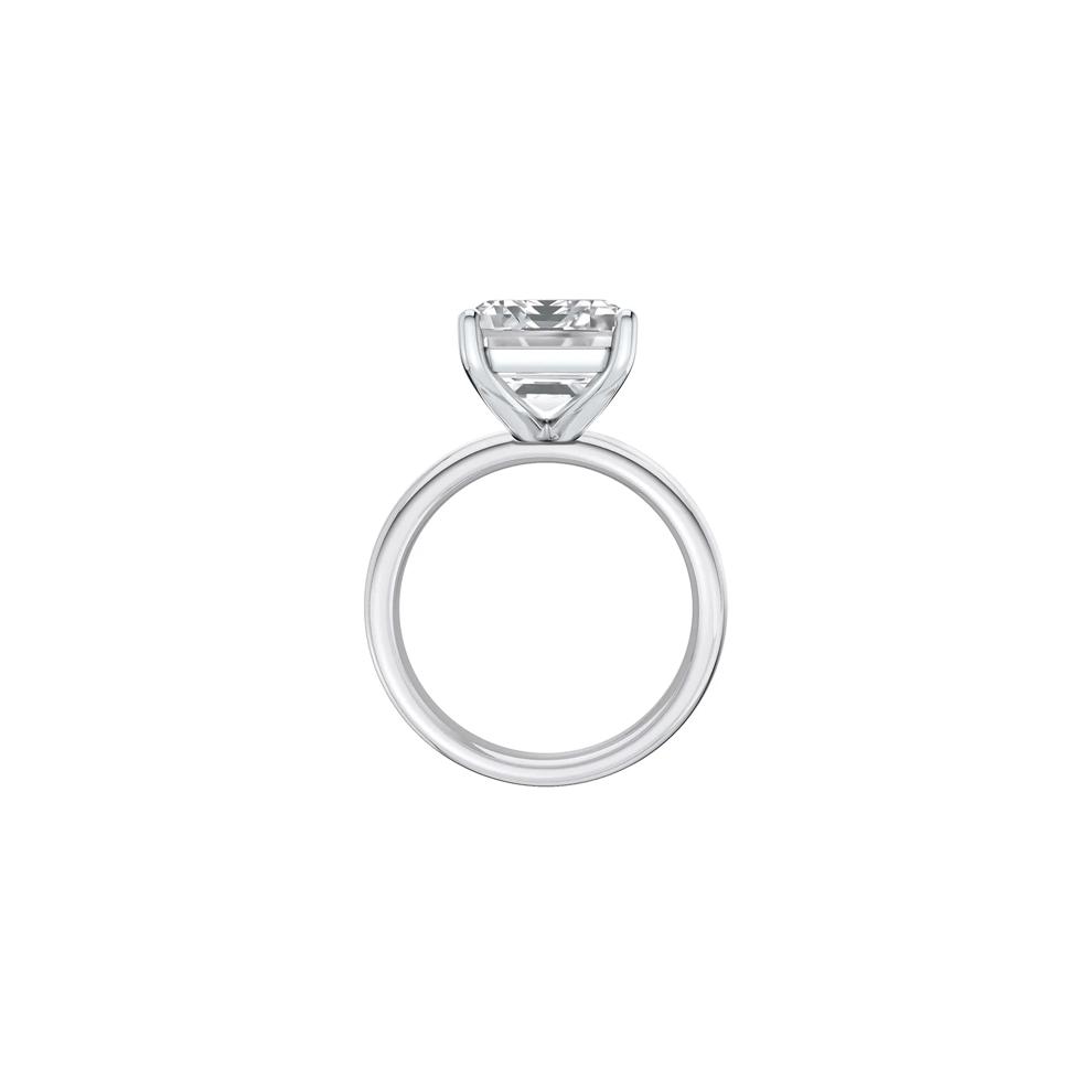 Lab Grown Diamond Emerald-Cut Solitaire Ring in 14K White Gold (8 ct.) – Image 2 of 4
