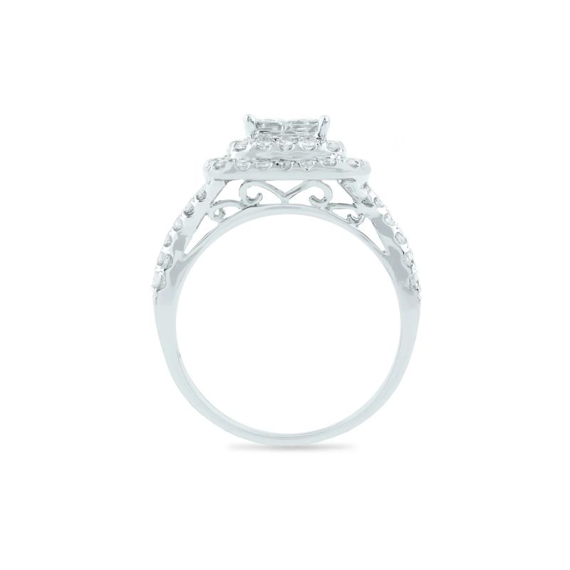 Composite Diamond Engagement Ring in 14K White Gold &#40;1 1/2 ct. tw.&#41;  – Image 2 of 4
