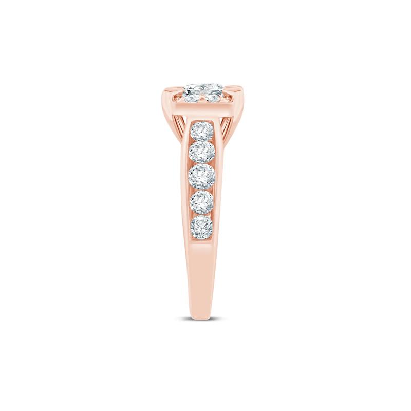 Princess-Cut Diamond Engagement Ring in 14K Rose Gold &#40;2 ct. tw.&#41; – Image 3 of 3