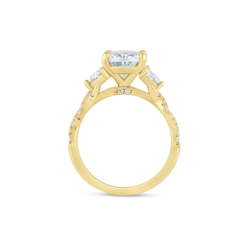Natalie Lab Grown Diamond Engagement Ring in 14K Yellow Gold (3 5/8 ct. tw.) – Image 2 of 3