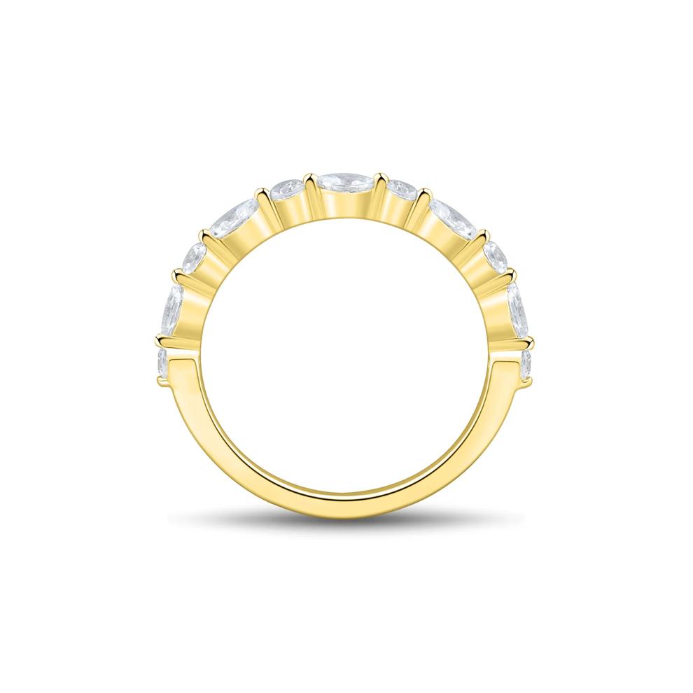 Lab Grown Diamond Wedding Band in 10K Yellow Gold (1/2 ct. tw.) – Image 3 of 3