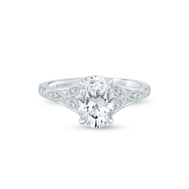 Ciara Lab Grown Diamond Engagement Ring in 14K White Gold &#40;1 3/4 ct. tw.&#41; – Image 1 of 3