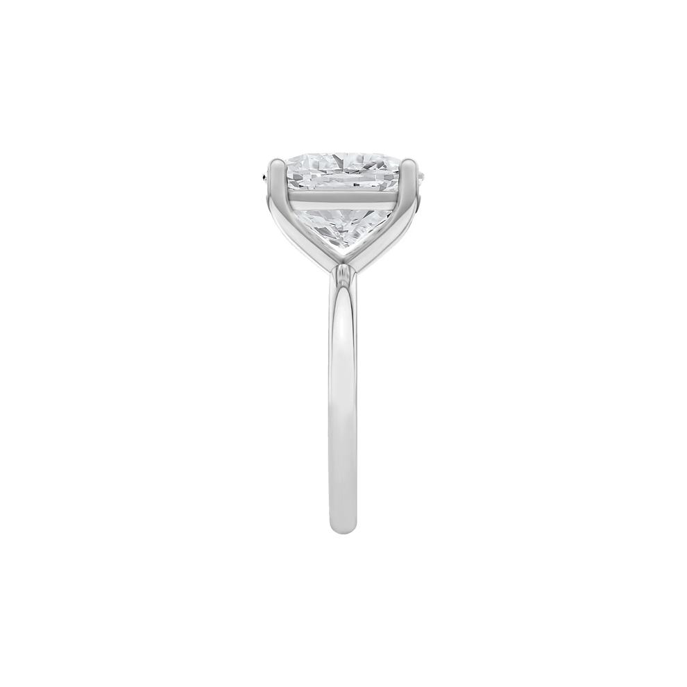 Lab Grown Diamond Elongated Cushion-Cut Engagement Ring in 14K White Gold (6 ct. tw.) – Image 3 of 4