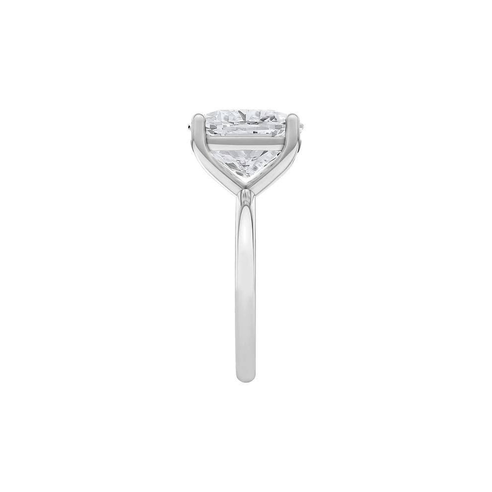 Lab Grown Diamond Elongated Cushion-Cut Engagement Ring in 14K White Gold (6 ct. tw.) – Image 3 of 4