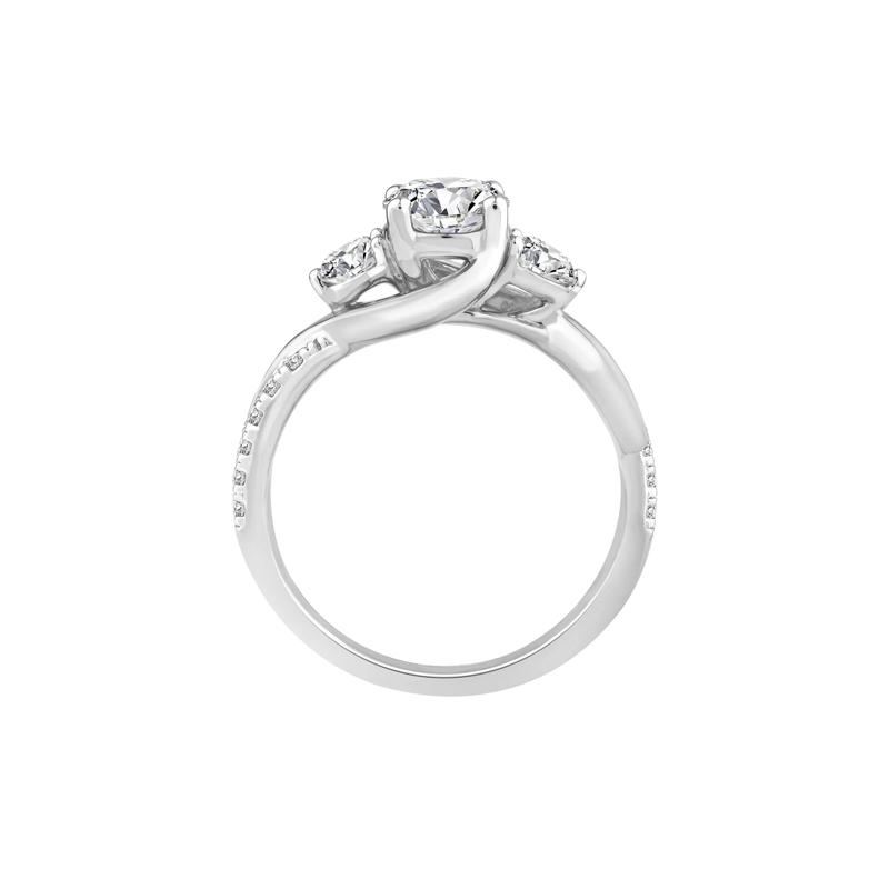 Lab Grown Diamond Three-Stone Ring in 10K White Gold (1 1/2 ct. tw.) – Image 2 of 3