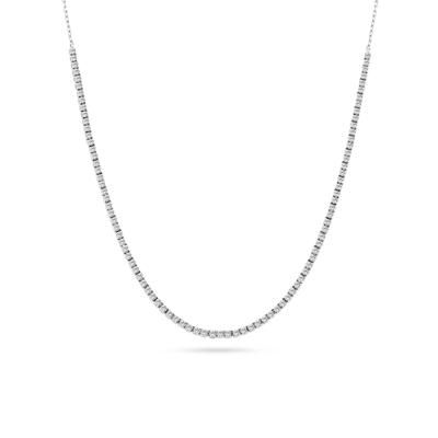 Diamond Frontal Necklace in Sterling Silver (1 ct. tw.)