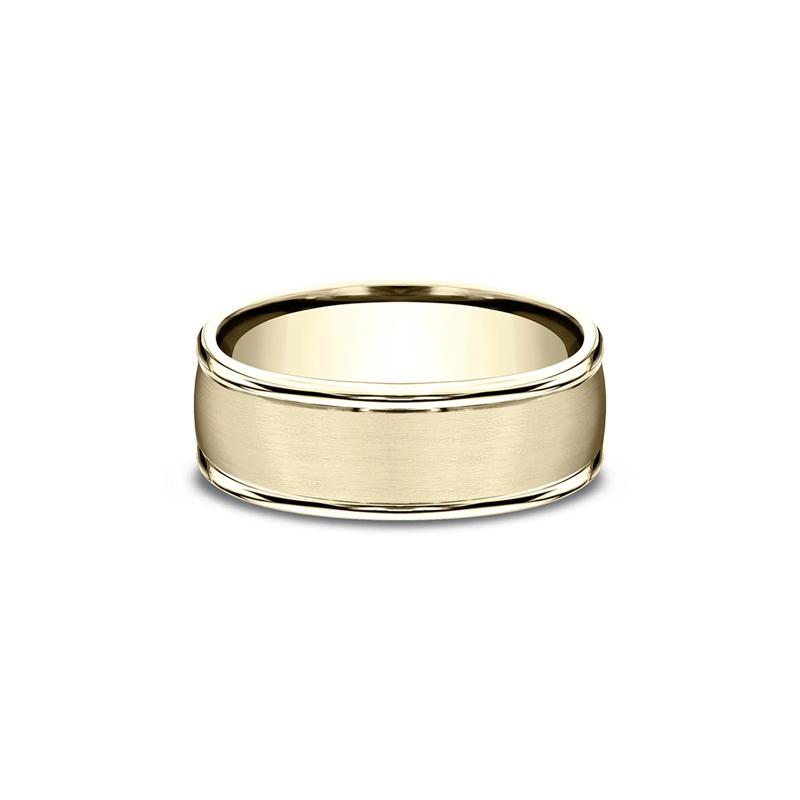 Men's Band in 10K Yellow Gold, 8MM – Image 1 of 3