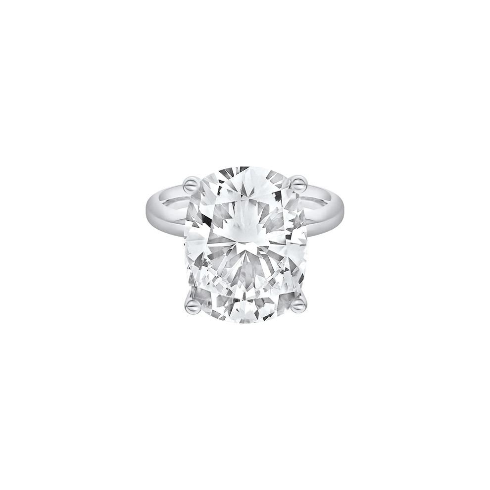 Lab Grown Diamond Elongated Cushion-Cut Engagement Ring in Platinum (10 ct. tw.) – Image 1 of 4