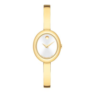 Ladies' Museum Bangle Watch in Gold-Tone Stainless Steel, 26MM