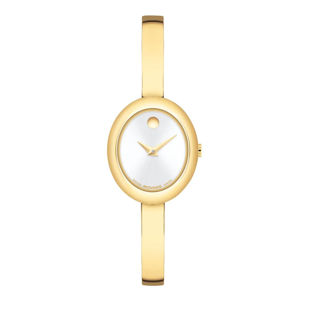 Ladies' Museum Bangle Watch in Gold-Tone Stainless Steel, 26MM – Image 1 of 3