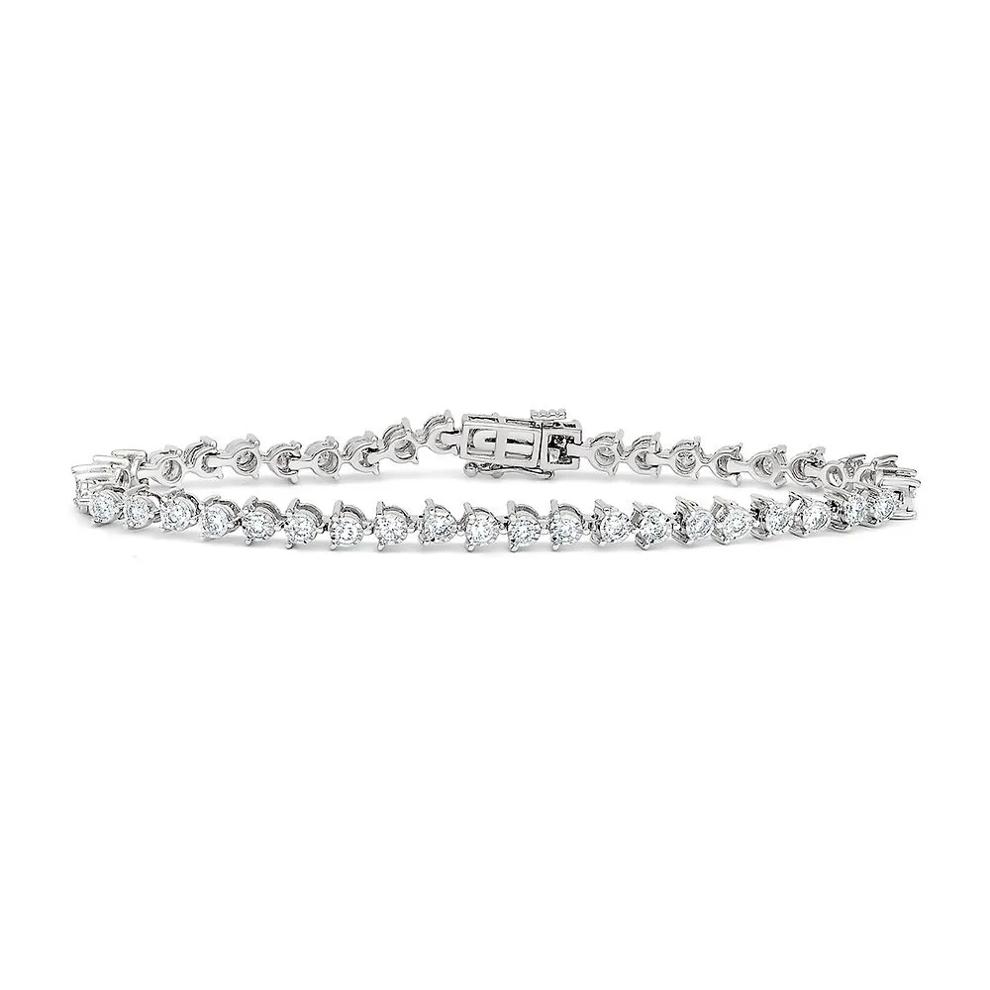 1 ct. tw. Diamond Bracelet in 10K White Gold – Image 1 of 1