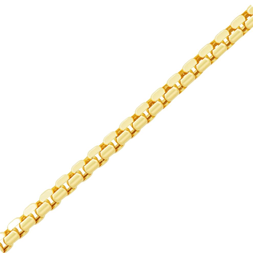 Box Chain in 10K Yellow Gold, 3.5MM, 22" – Image 2 of 3