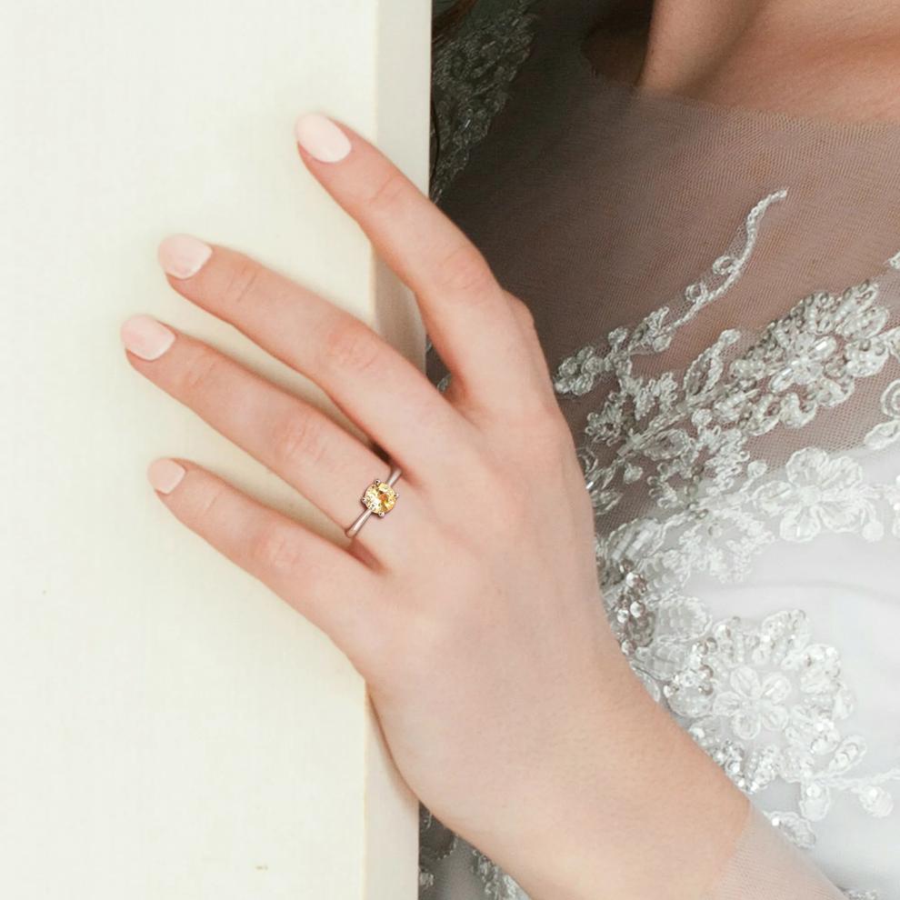 Citrine Ring in Sterling Silver – Image 5 of 7