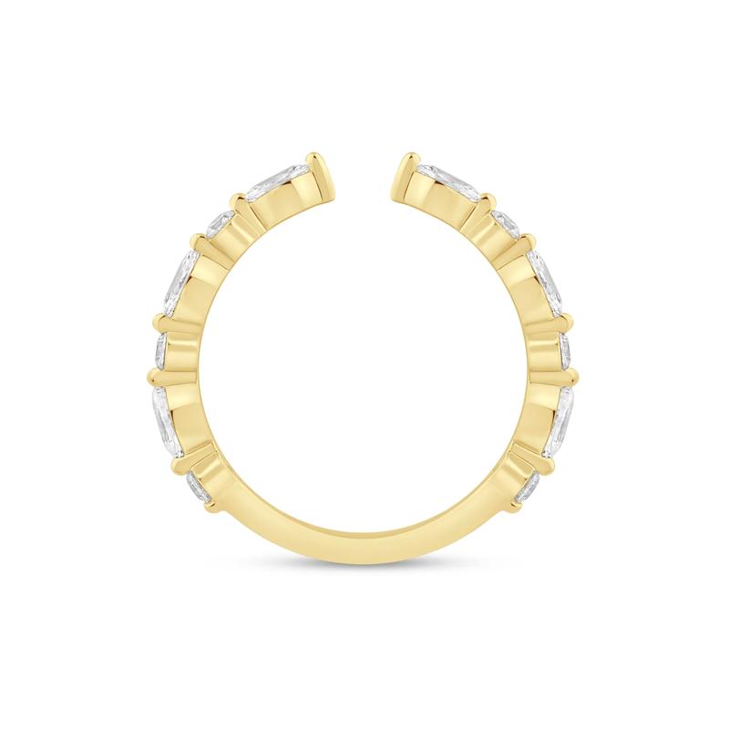 Lab Grown Diamond Open Band in 14K Yellow Gold &#40;1/2 ct. tw.&#41; – Image 2 of 3