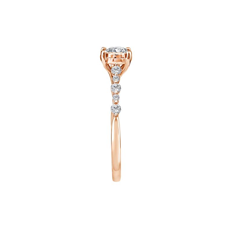 Lab Grown Diamond Promise Ring in 10K Rose Gold &#40;1/2 ct. tw.&#41; – Image 3 of 3