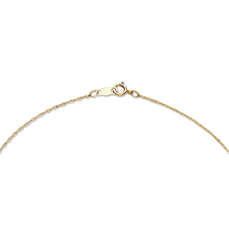 Lab Grown Diamond Solitaire Pendant in 14K Yellow Gold (1/2 ct.)  – Image 3 of 4