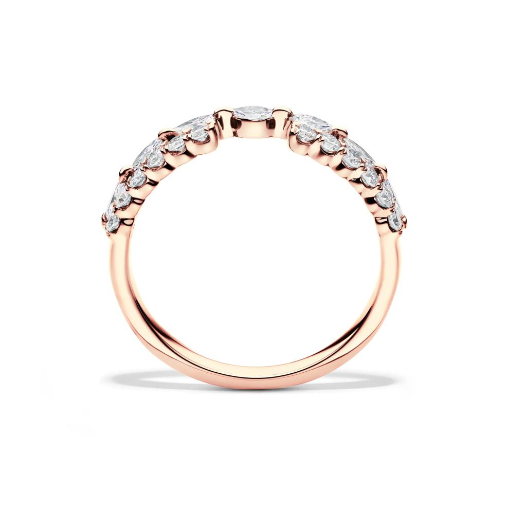 Lab Grown Diamond Open Multi-Row Band in 14K Rose Gold (1/2 ct. tw.) – Image 2 of 4