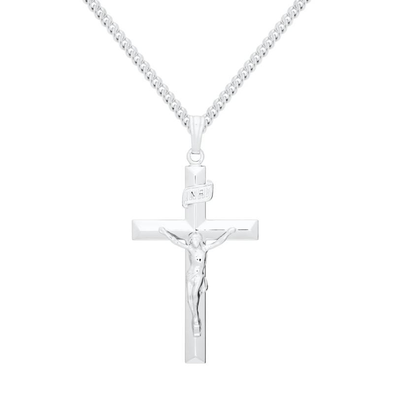 Crucifix Pendant in Sterling Silver – Image 1 of 3