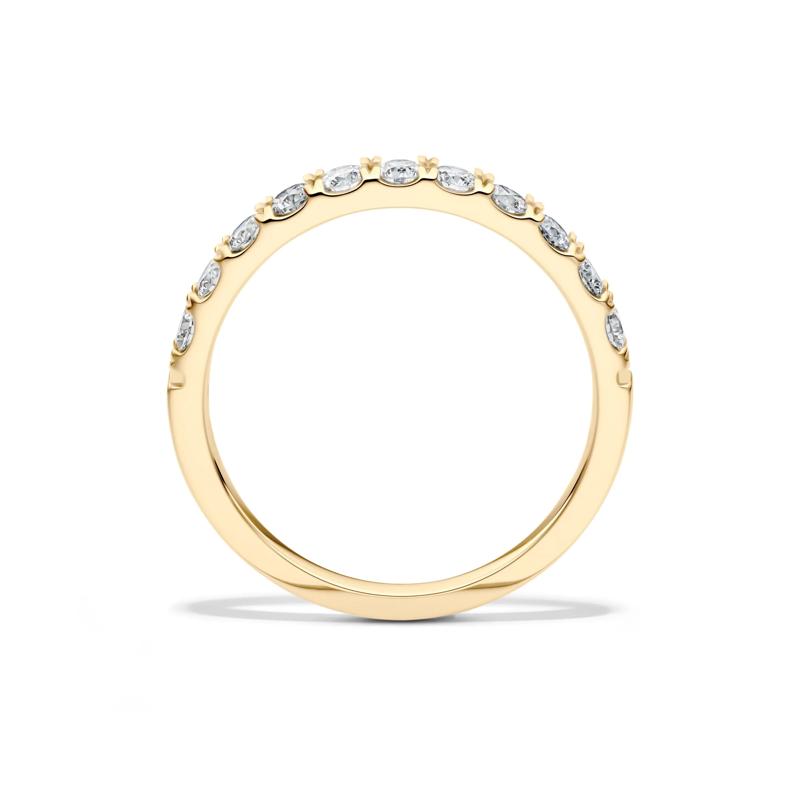 Diamond Anniversary Band in 14K Yellow Gold &#40;1/2 ct. tw.&#41; – Image 2 of 4