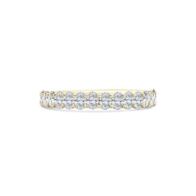 Lab Grown Diamond Oval Anniversary Band in 14K Yellow Gold (1 ct. tw.)