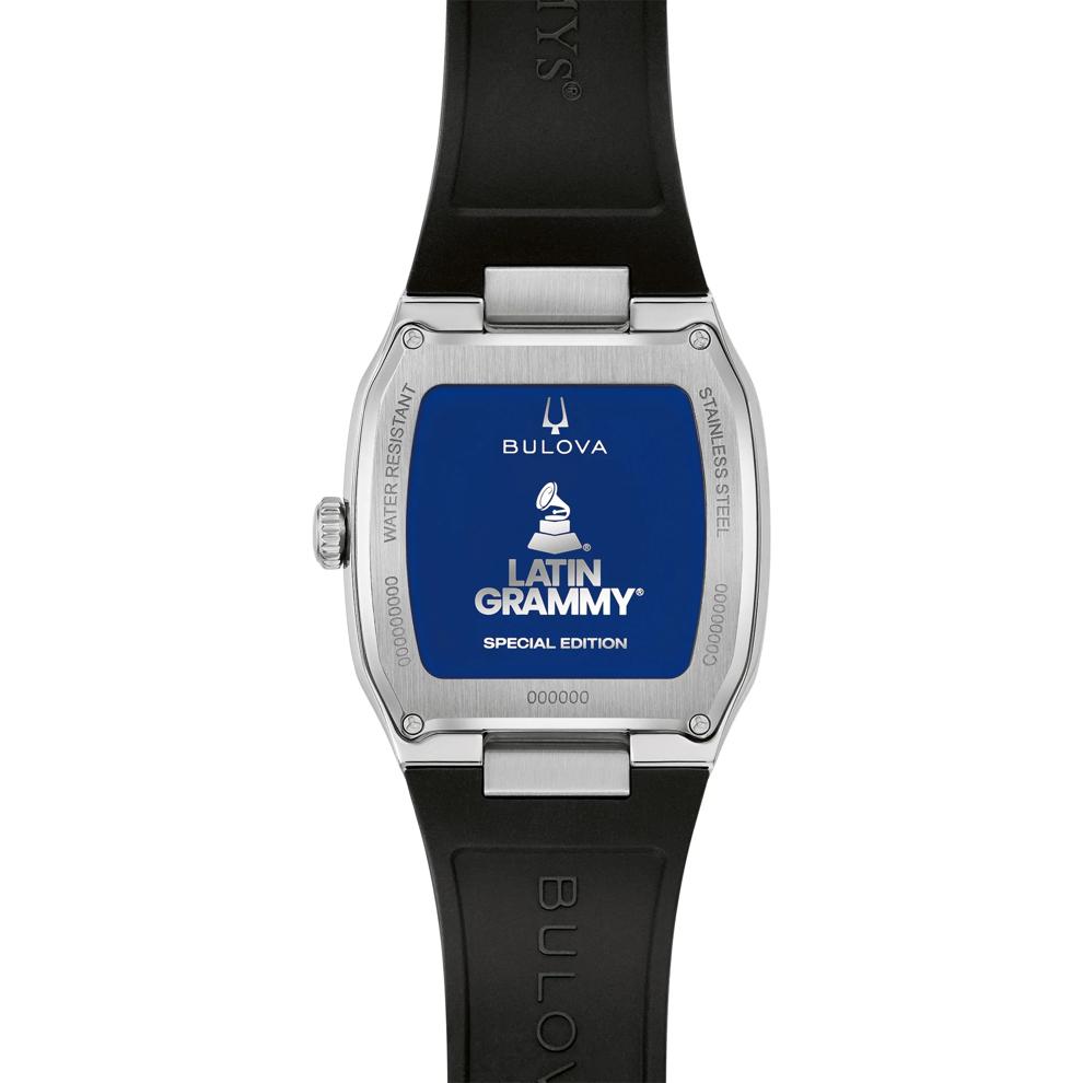 Men's Millennia Latin Grammy Watch With a Black Rubber Strap – Image 4 of 4