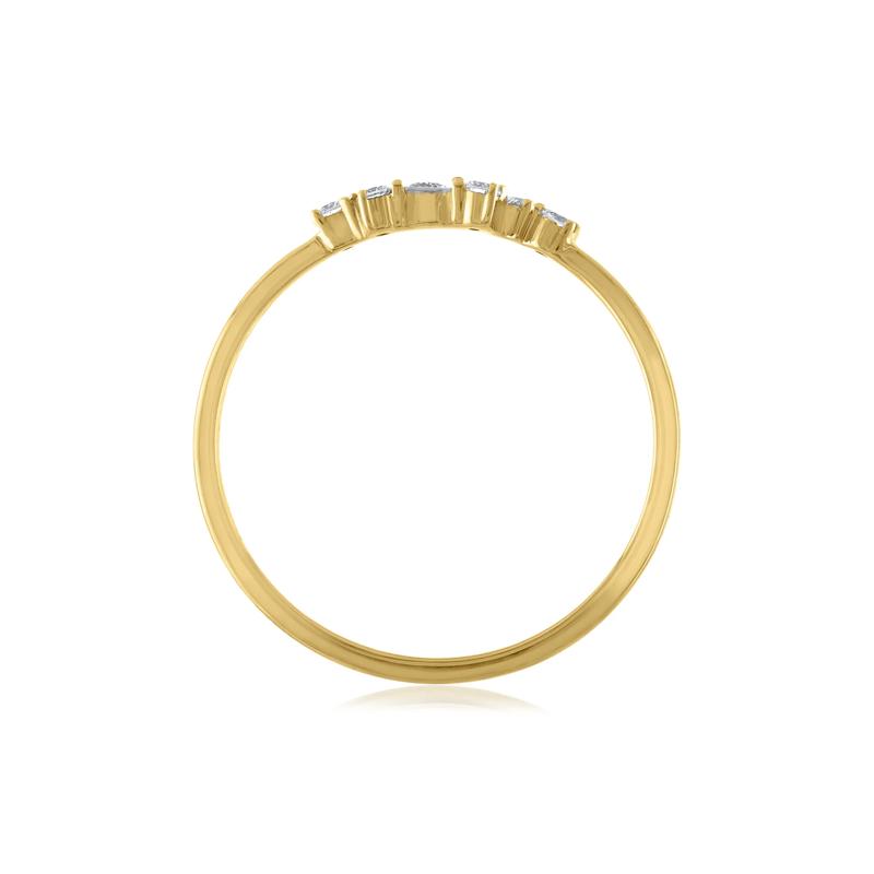 Diamond Ring in 14K Yellow Gold &#40;1/8 ct. tw.&#41; – Image 2 of 3